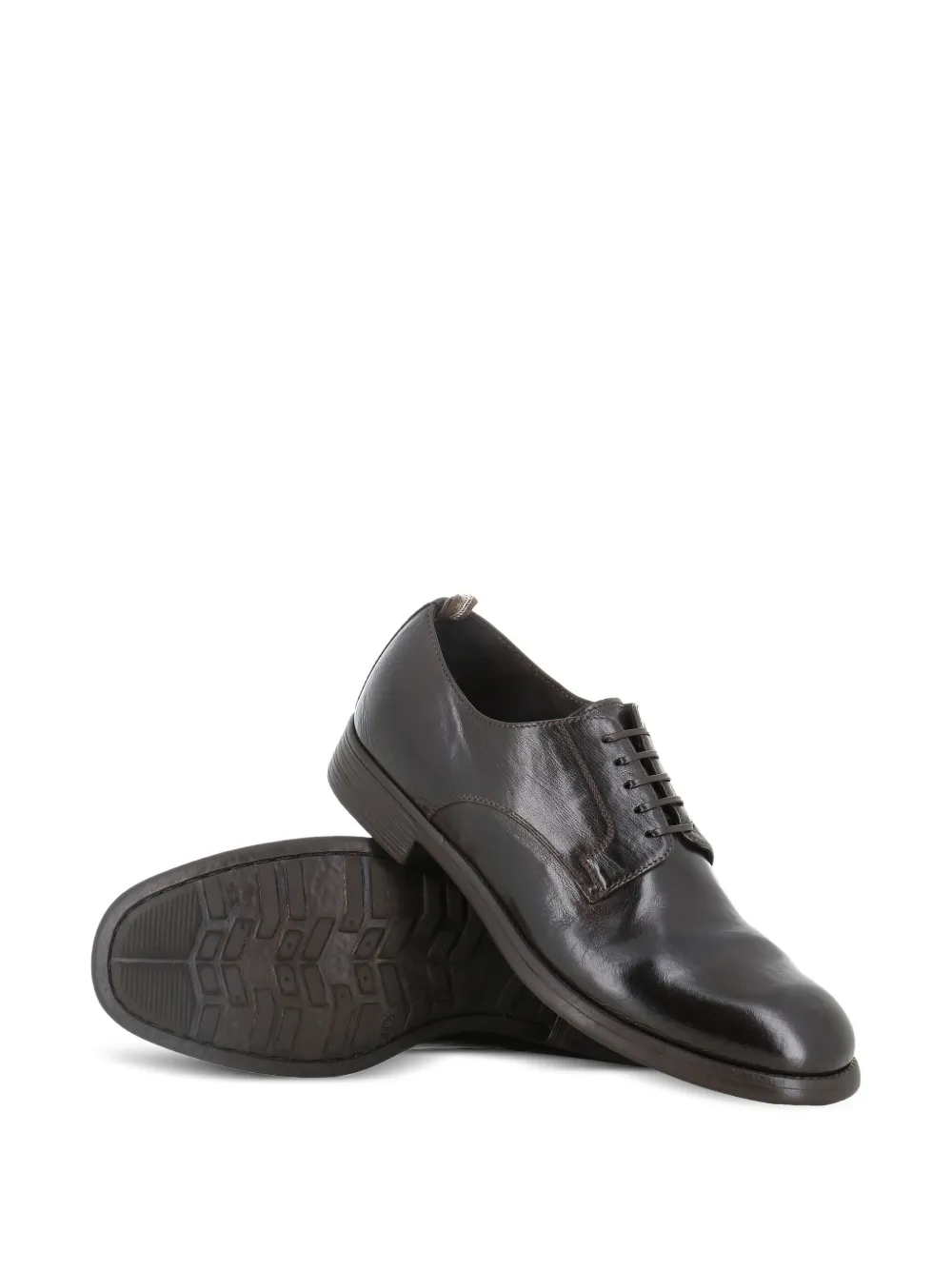 Officine Creative leather lace-up derby shoes Brown