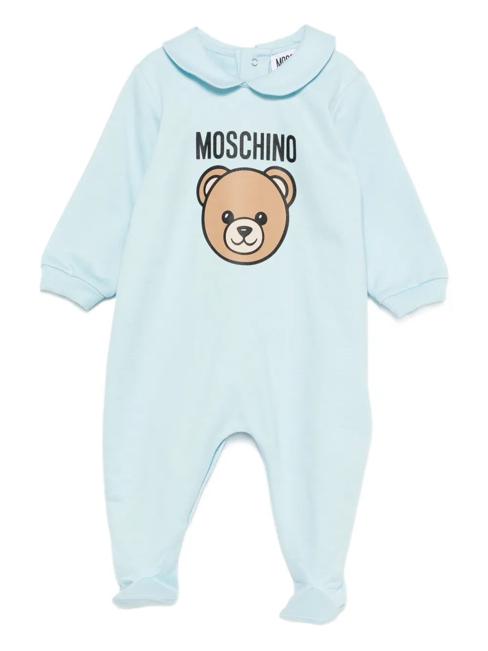 Moschino Kids Pyjama met teddybeerprint Blauw