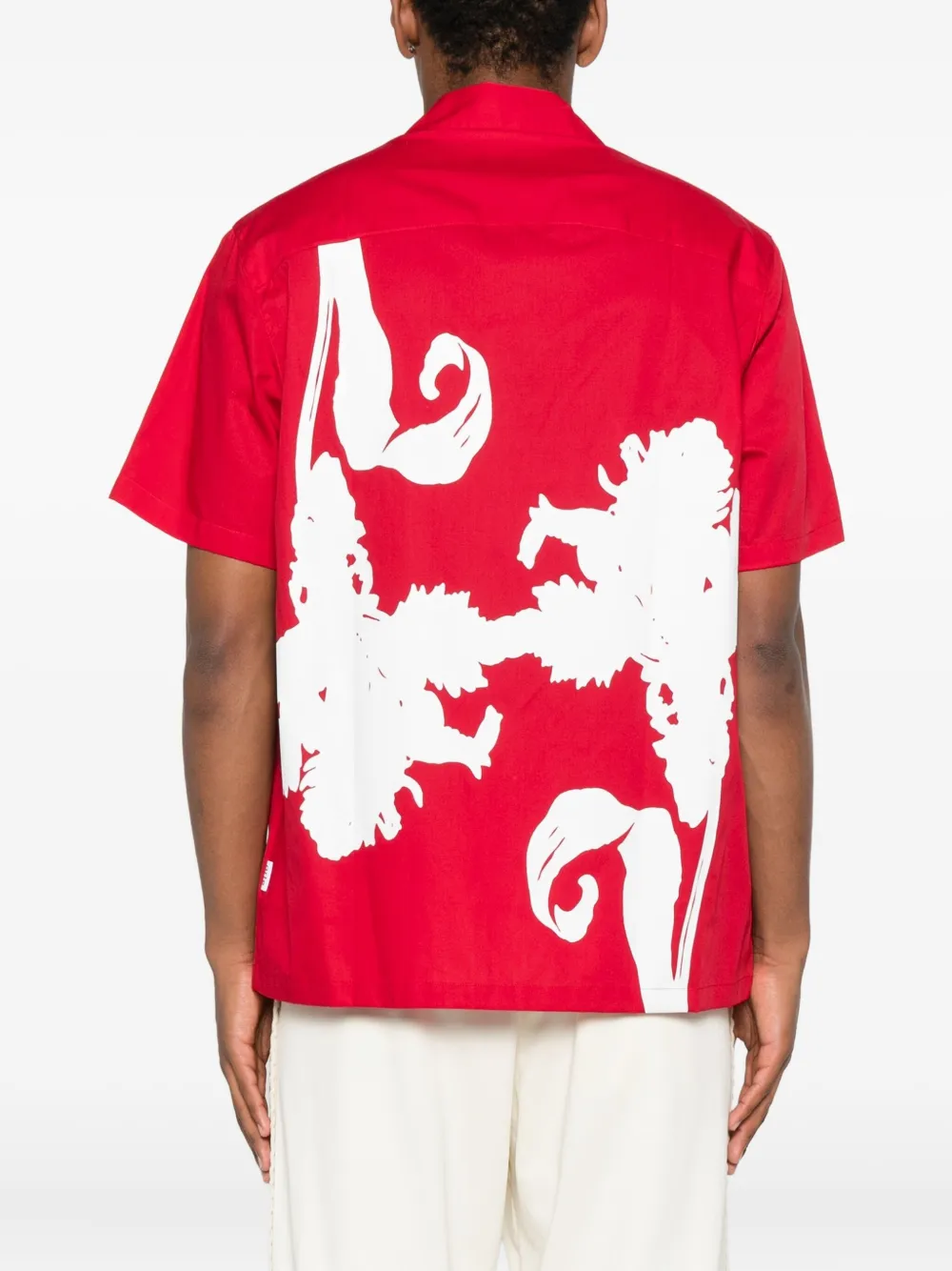 Arte Antwerp Floral-print Shirt In Red