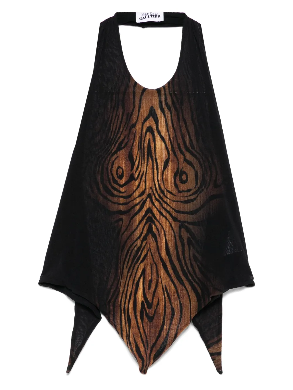 Jean Paul Gaultier Haltertop Zwart