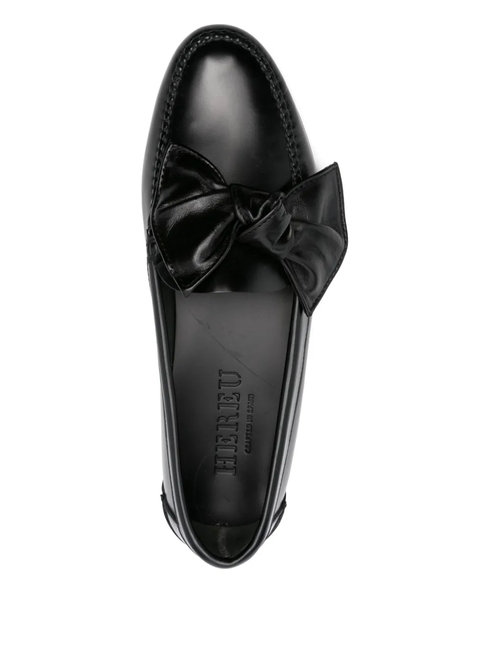 Hereu bow-detail loafers Black