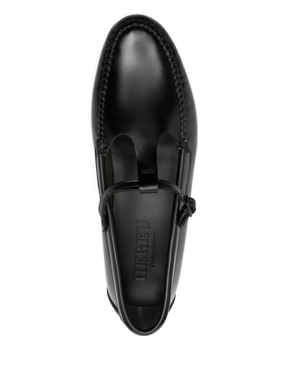 Hereu buckle-detail loafers Black
