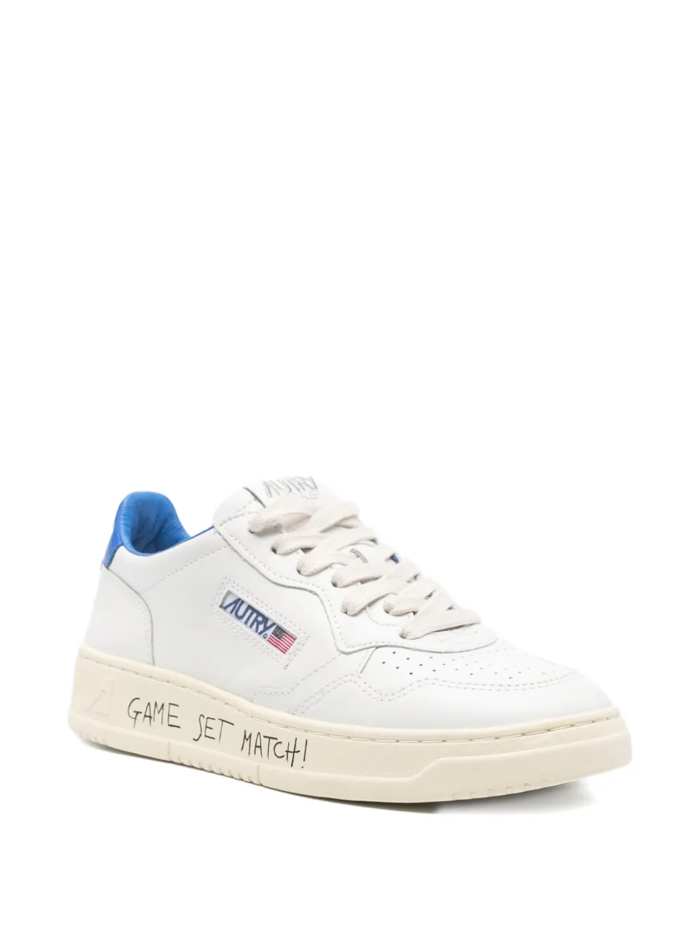 Autry Medalist leather low-top sneakers White