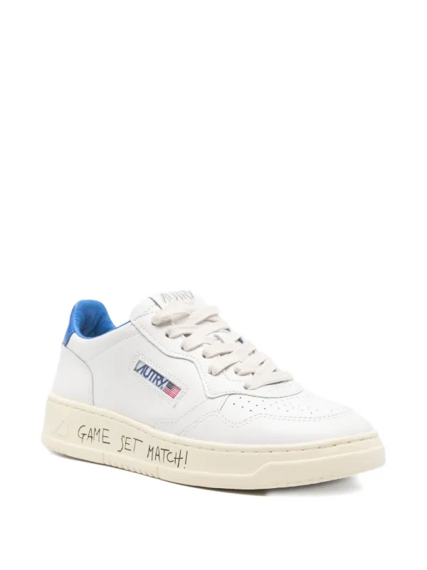 Autry Medalist Leather low-top Sneakers | White | FARFETCH