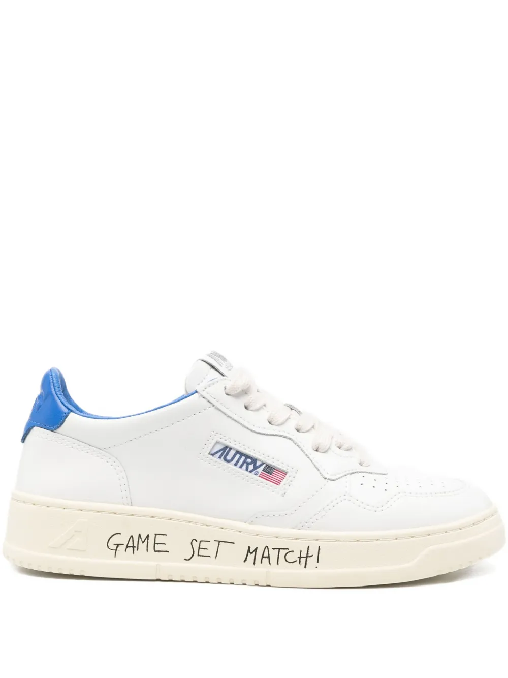 Autry Medalist leather low-top sneakers White