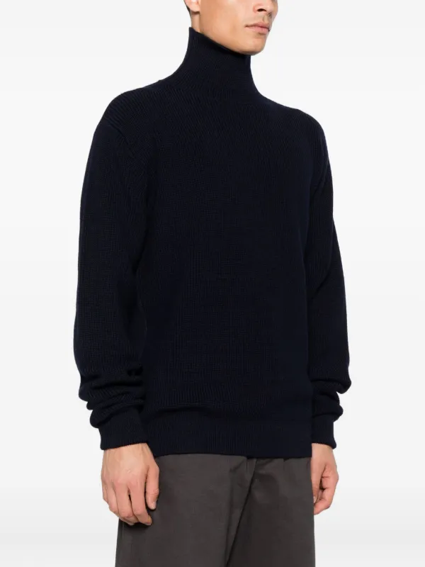 JIL SANDER+ リブ ハイネックセーター | ブルー | FARFETCH JP