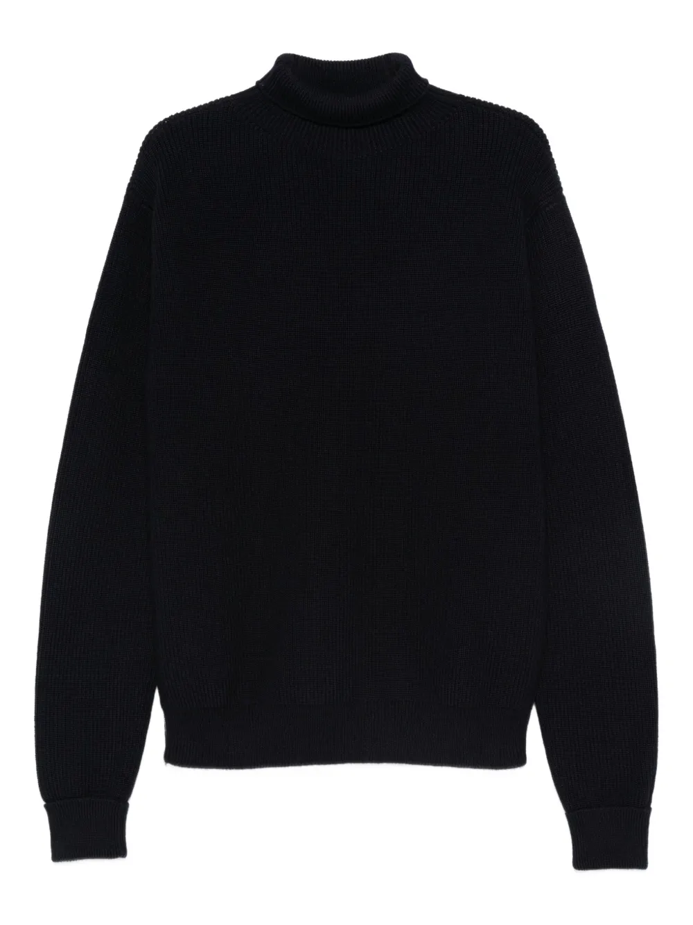 JIL SANDER+ ribbed high-neck sweater Blauw