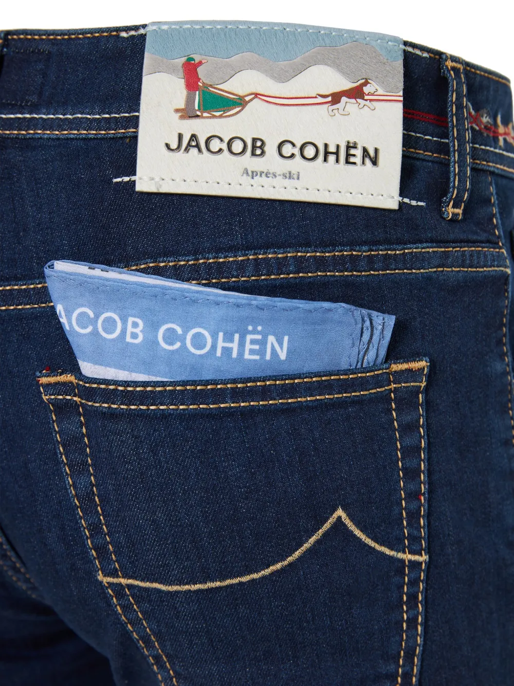 Jacob Cohën Après Ski-detail jeans - Blauw