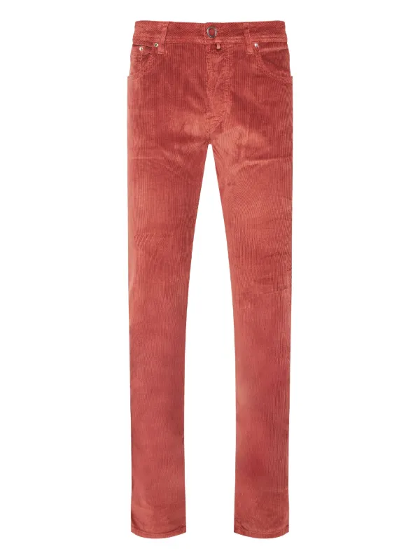 Jacob Cohën コーデュロイ パンツ | レッド | FARFETCH JP