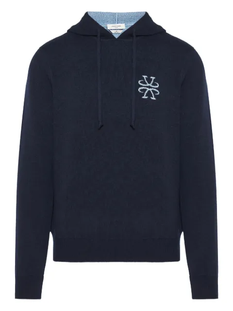 Jacob Cohën logo-intarsia hoodie