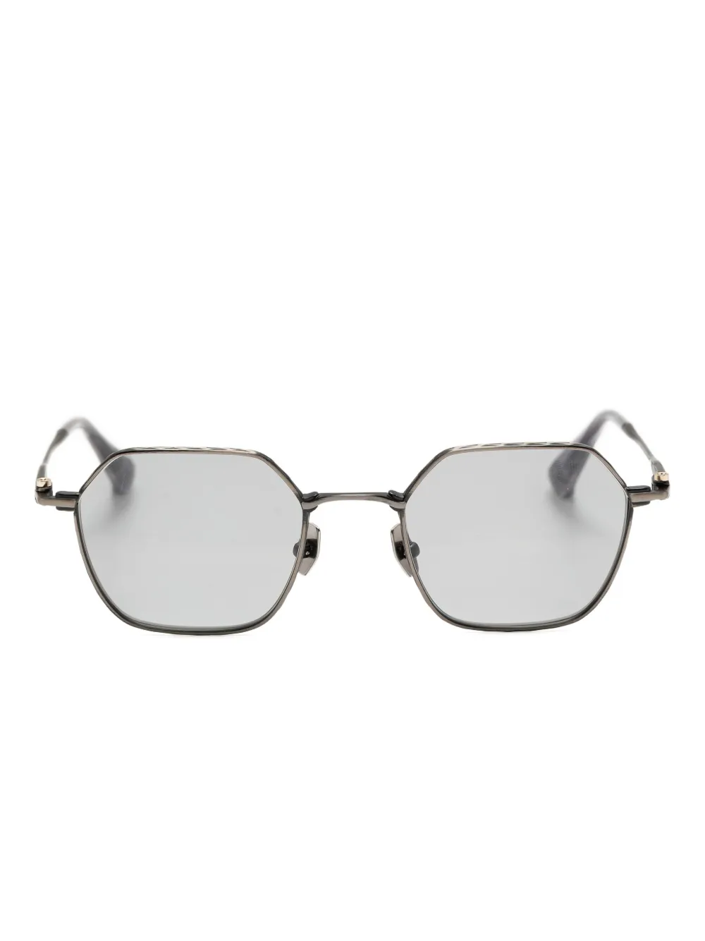 Yohji Yamamoto geometric-frame sunglasses | Grey | Image 1