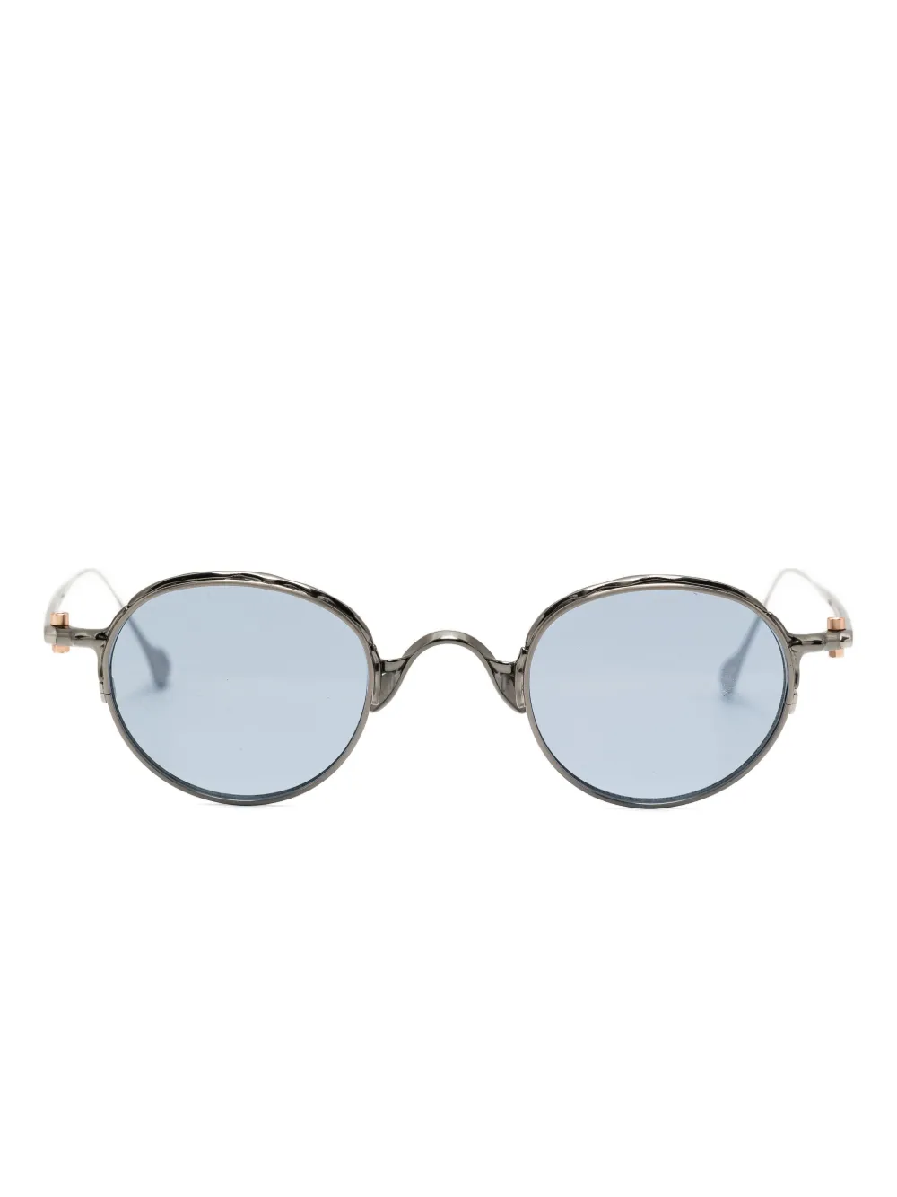 ☆chiiihama☆ Yohji Yamamoto round-frame Sunglasses | Silver | FARFETCH CA