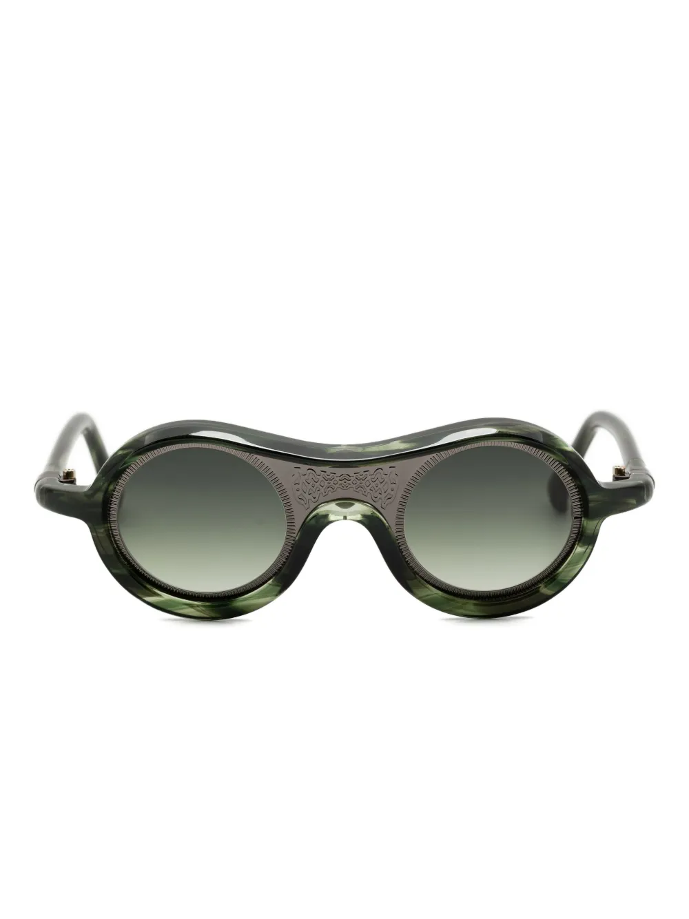 Yohji Yamamoto round-frame sunglasses | Grün | Image 1