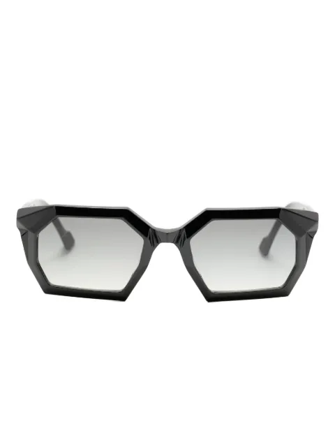 Yohji Yamamoto lentes de sol con armazón geométrica