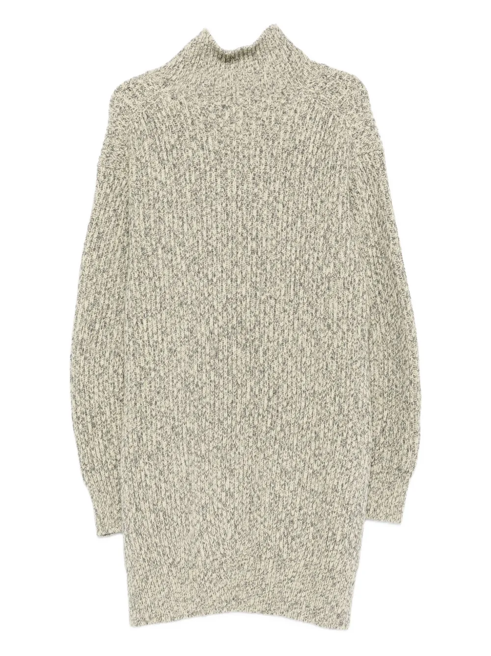 Jil Sander Trui met hoge hals en lange mouwen Beige