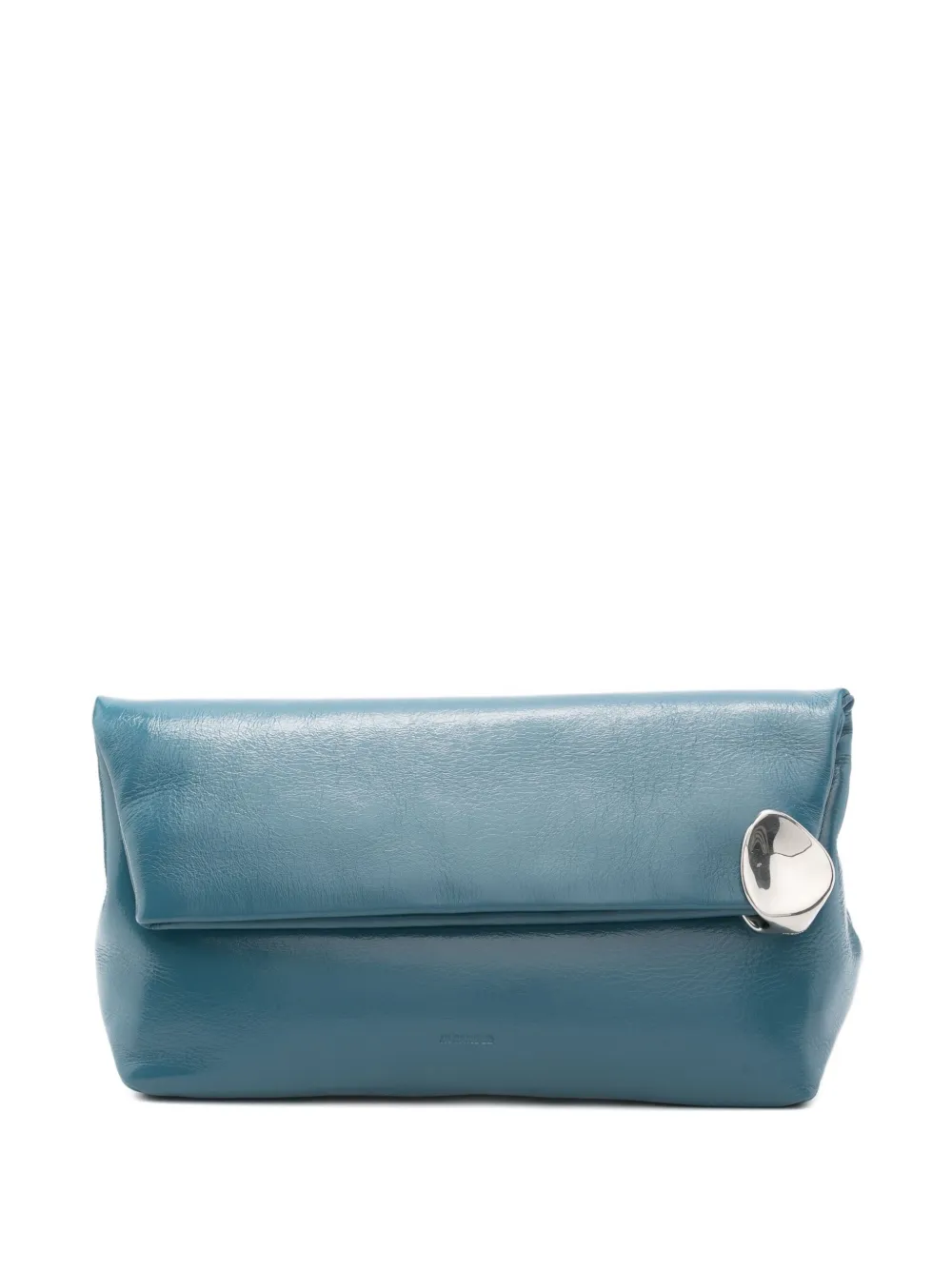 Jil Sander Jewel clutch met rits Blauw