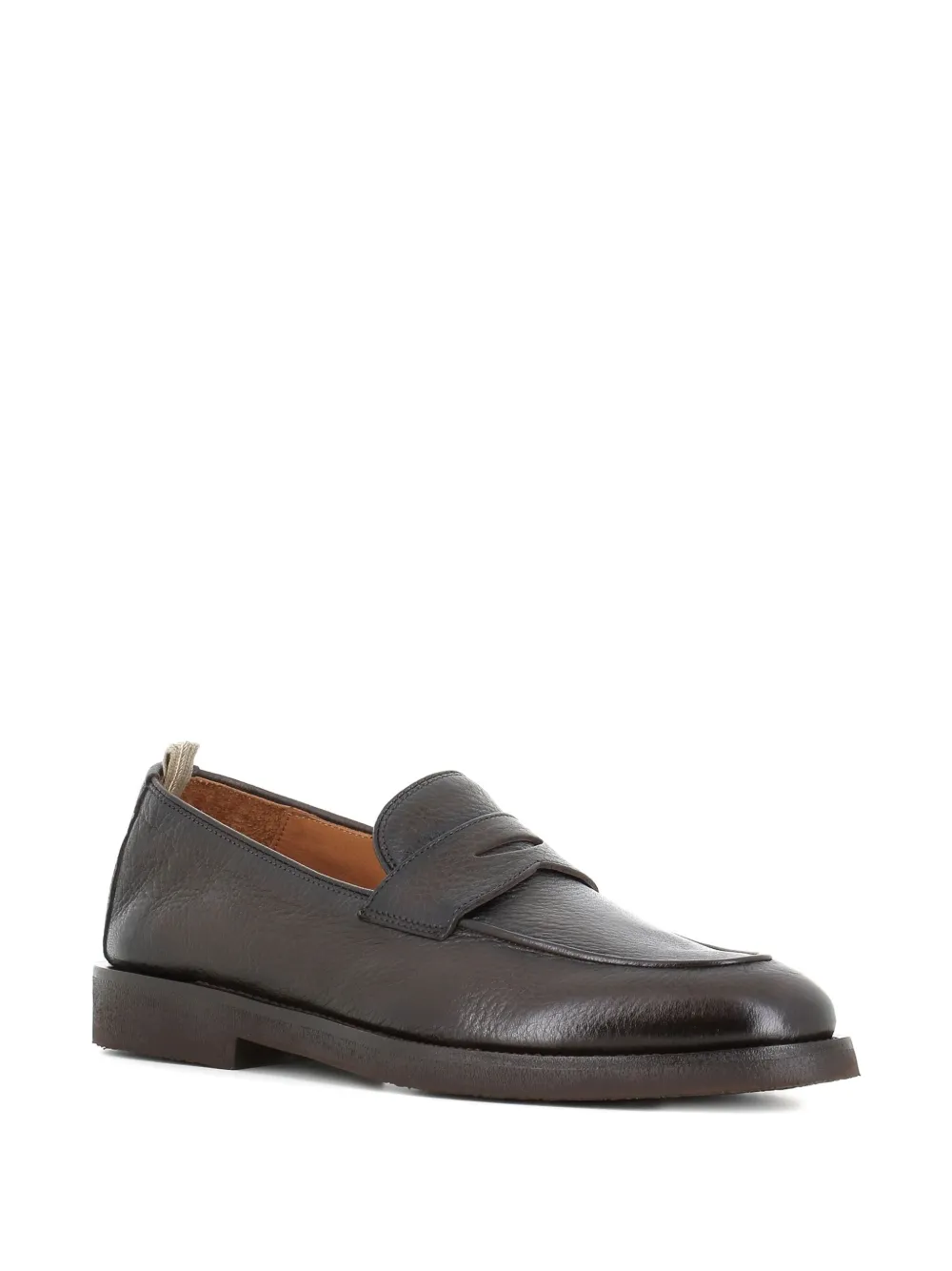 Officine Creative Opera Flexi 101 leather penny loafers Brown