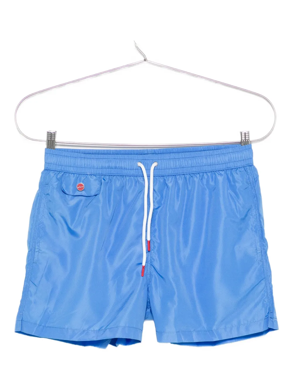 Kiton drawstring-waist swim shorts Blauw
