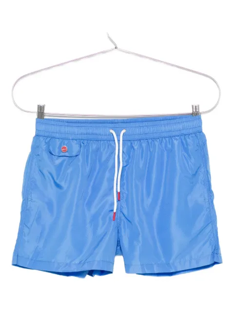 Kiton drawstring-waist swim shorts