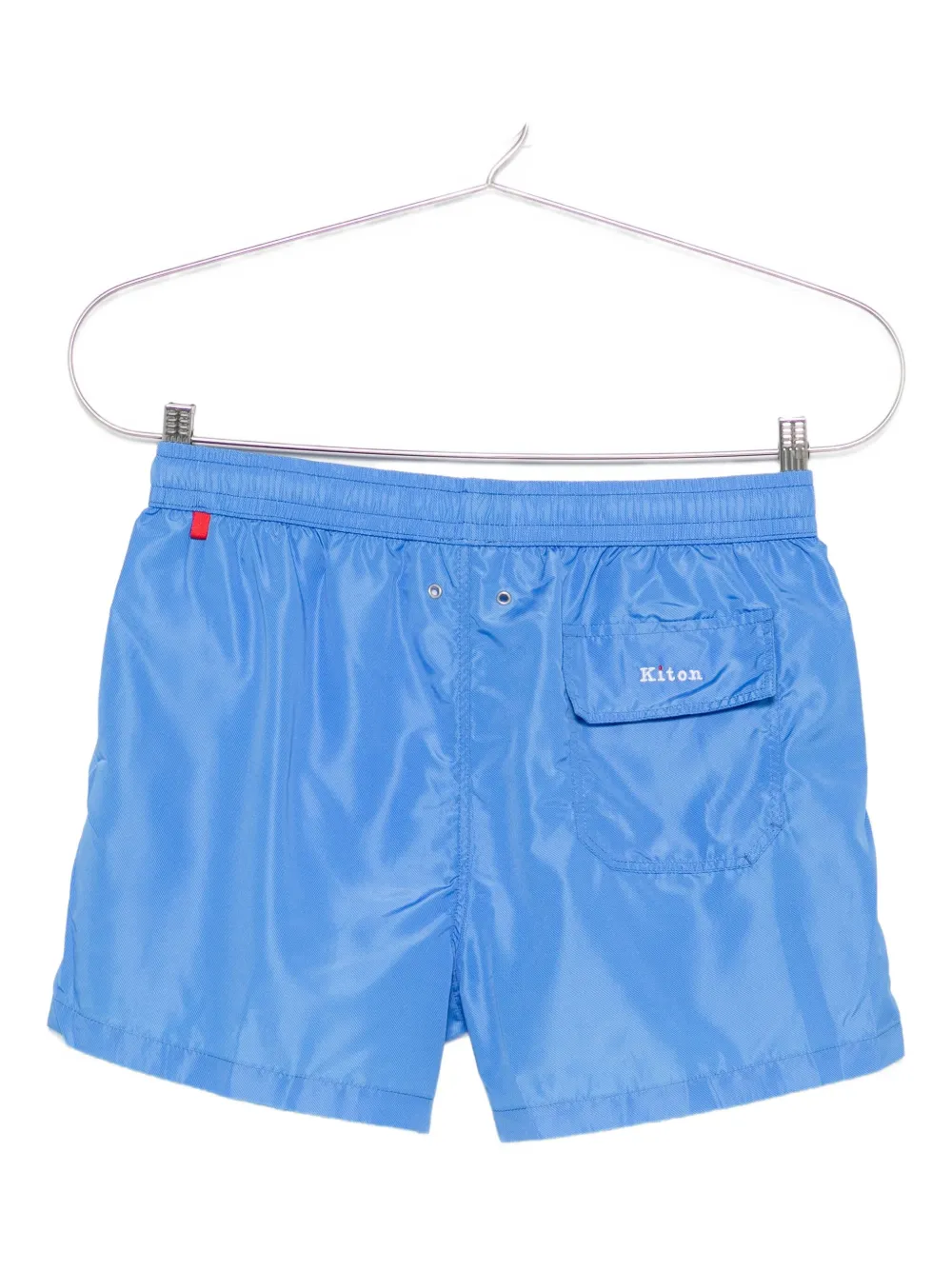 Kiton drawstring-waist swim shorts Blauw