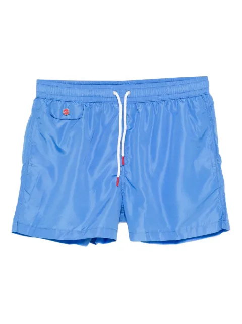 Kiton drawstring-waist swim shorts