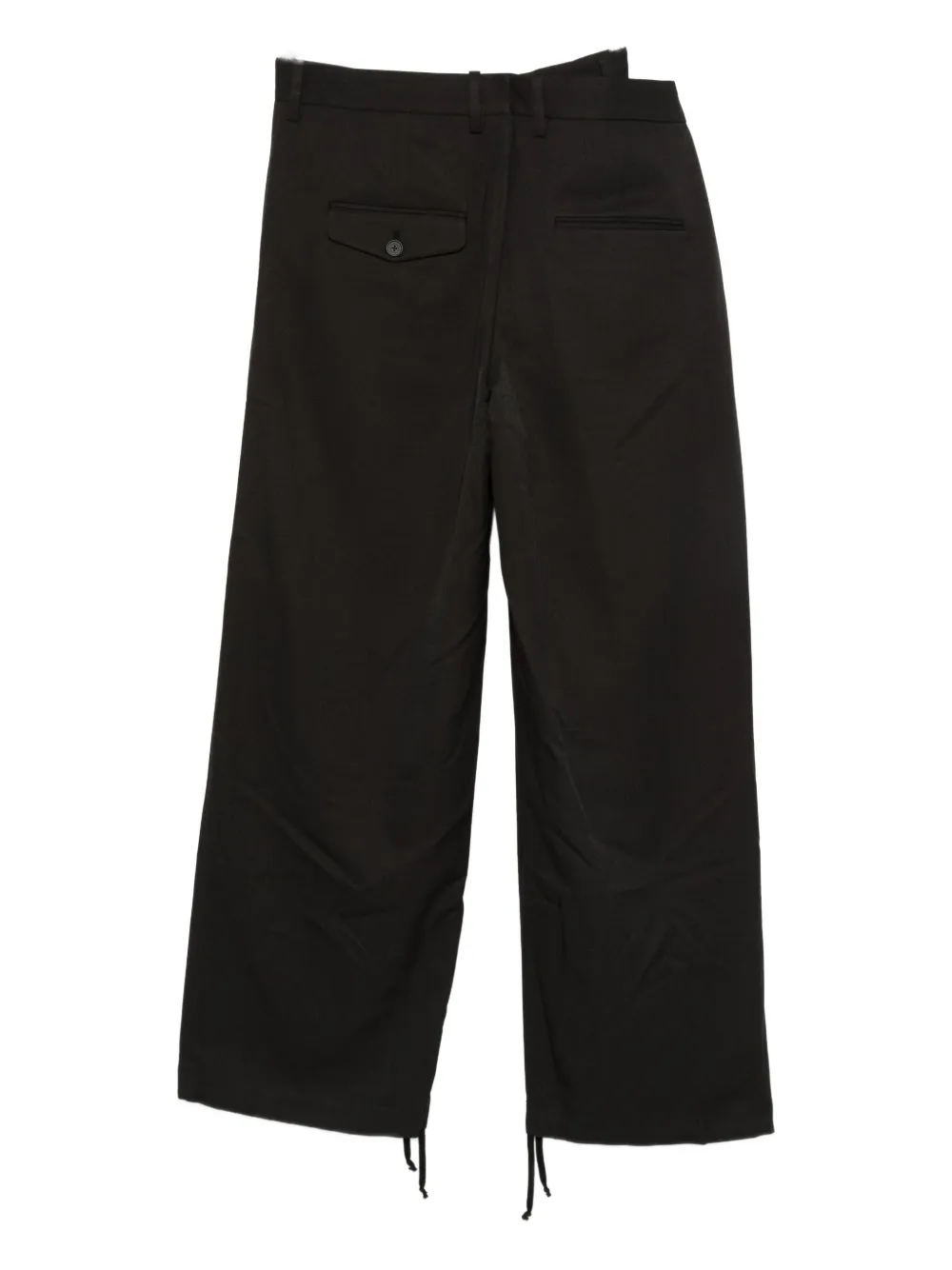 Maison MIHARA YASUHIRO Broek met trekkoord - Zwart