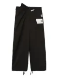 Maison MIHARA YASUHIRO layered drawstring trousers - Black