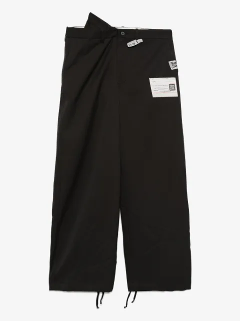 Maison MIHARA YASUHIRO layered drawstring trousers