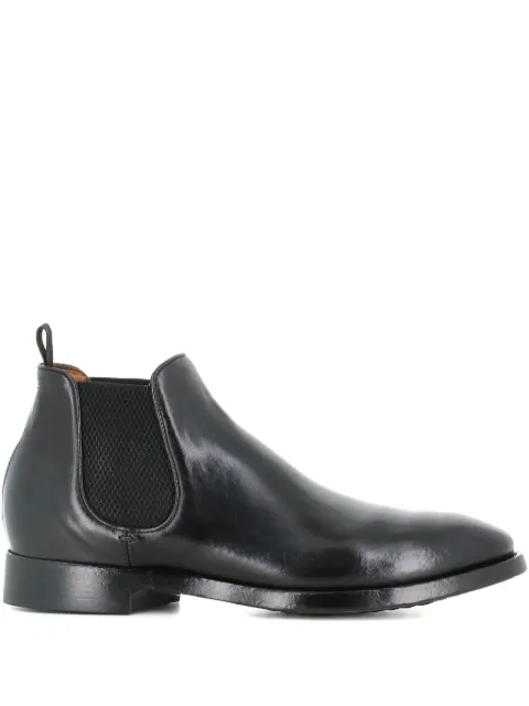 Officine Creative elastic-panel leather boots