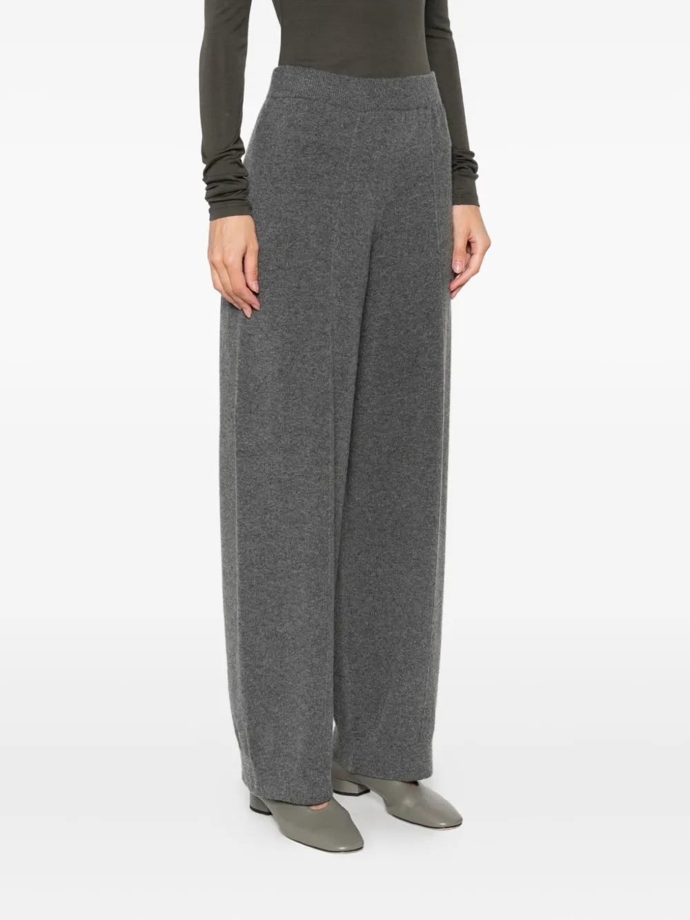Fabiana Filippi Gebreide broek Grijs