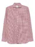 Borrelli gingham-check shirt - Red