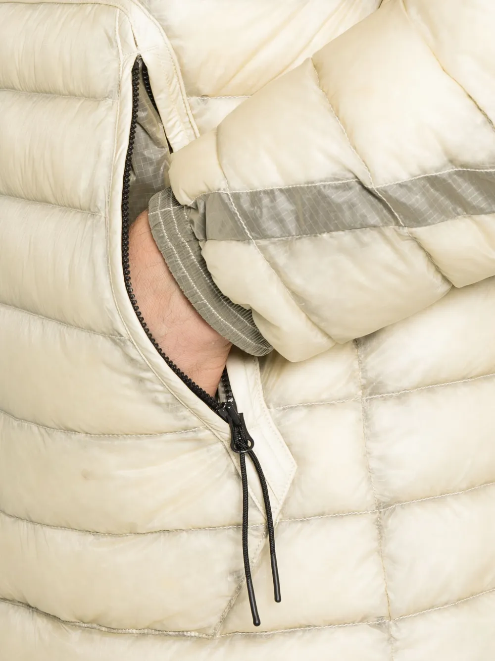 C.P. Company hooded down jacket Beige