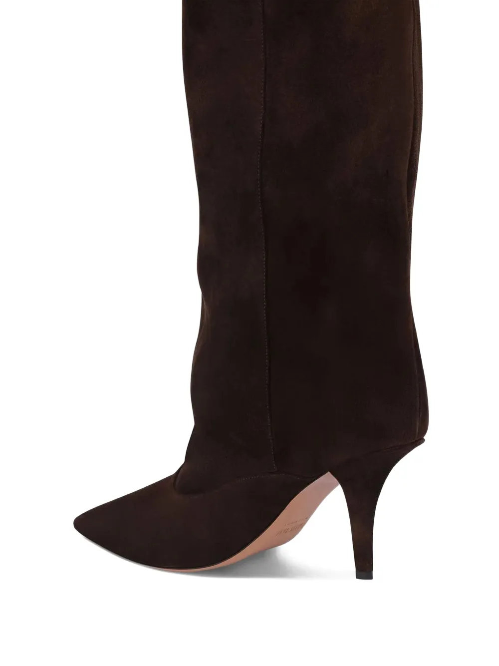 Paris Texas 75mm suede boots Brown