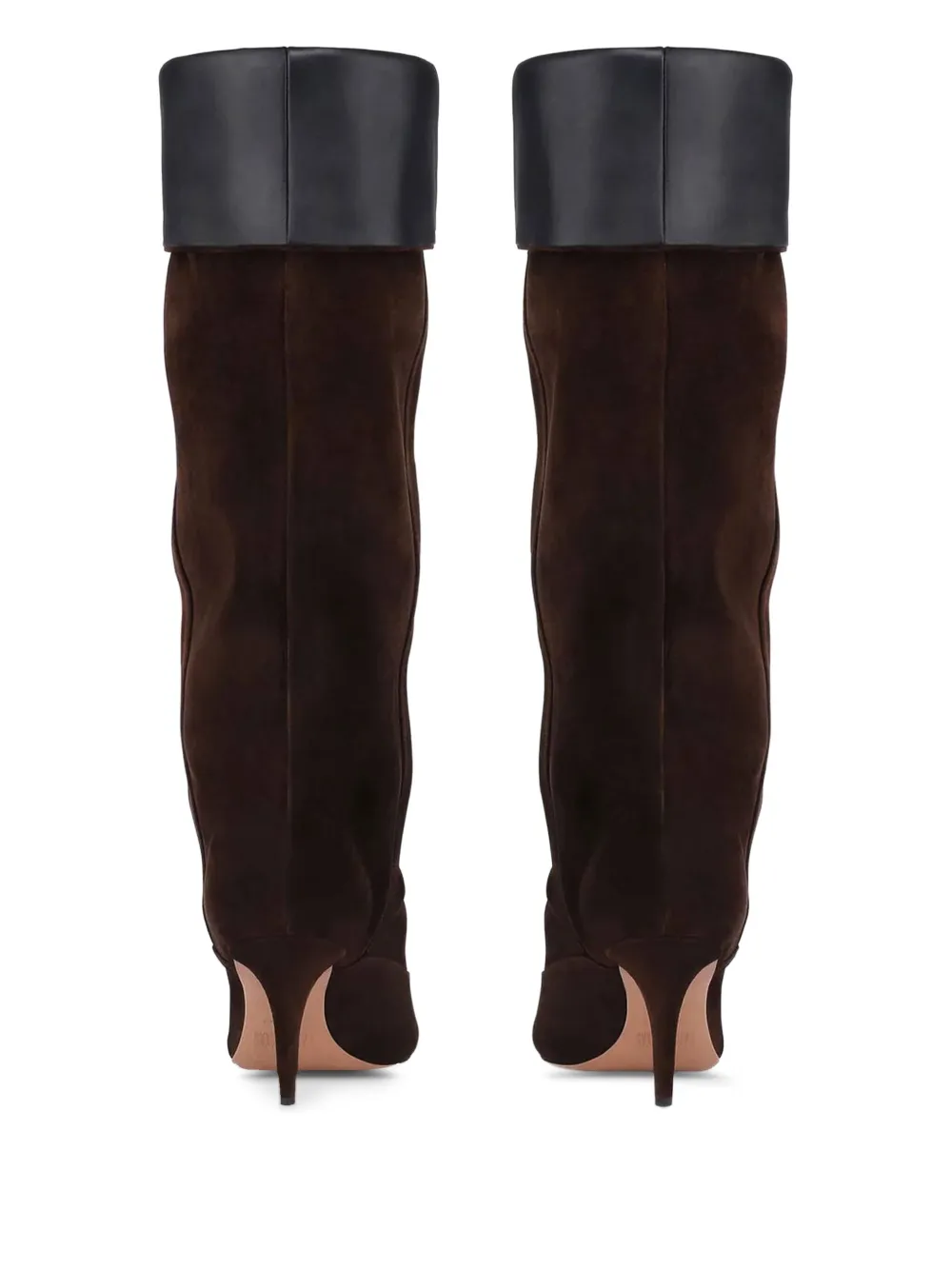 Paris Texas 75mm suede boots Brown
