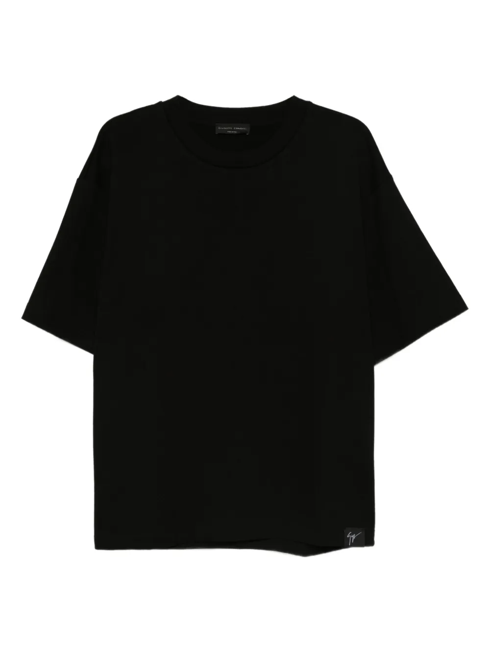 Giuseppe Zanotti organic-cotton crew-neck T-shirt Zwart