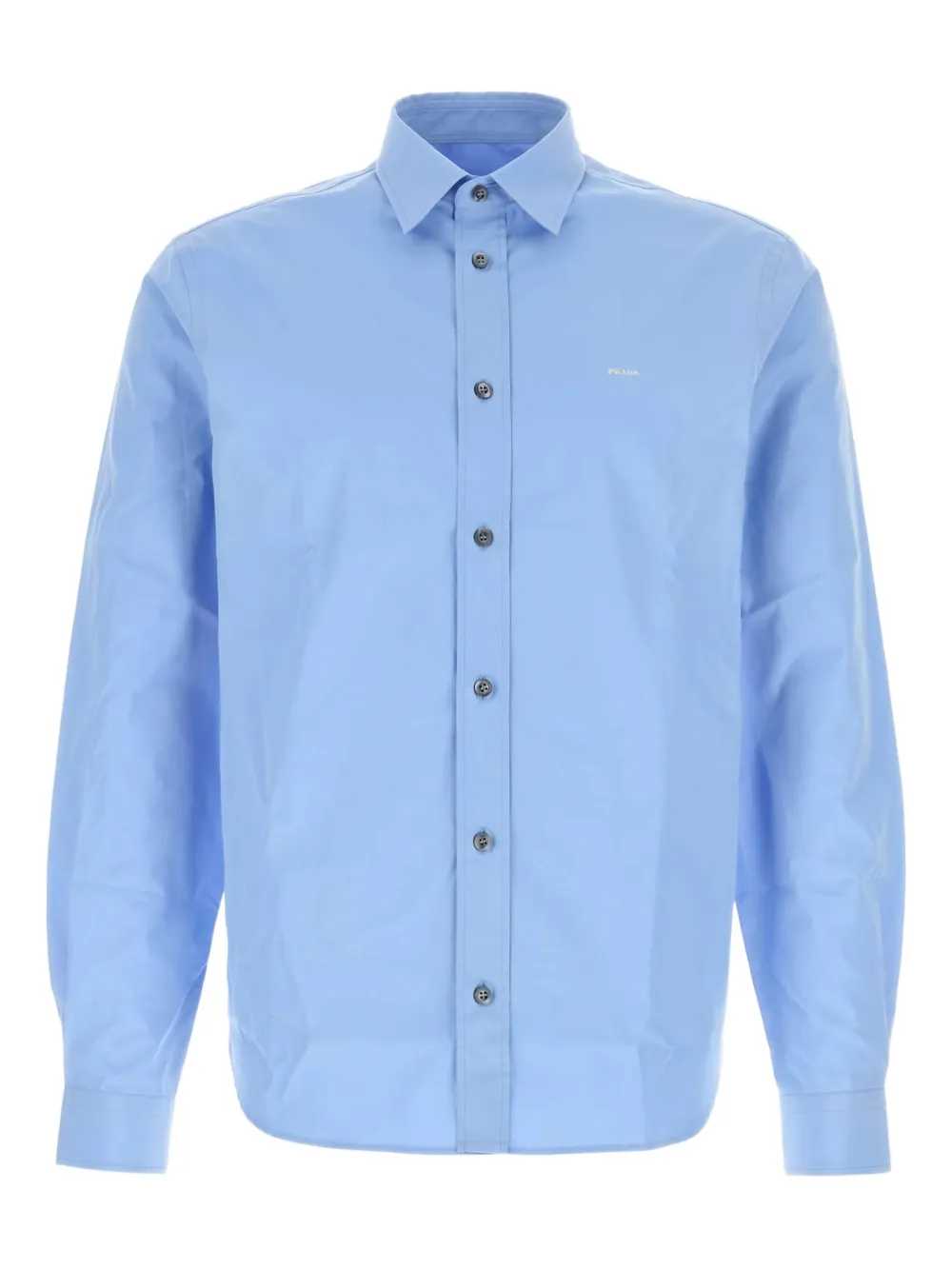 Prada Popeline katoenen overhemd Blauw