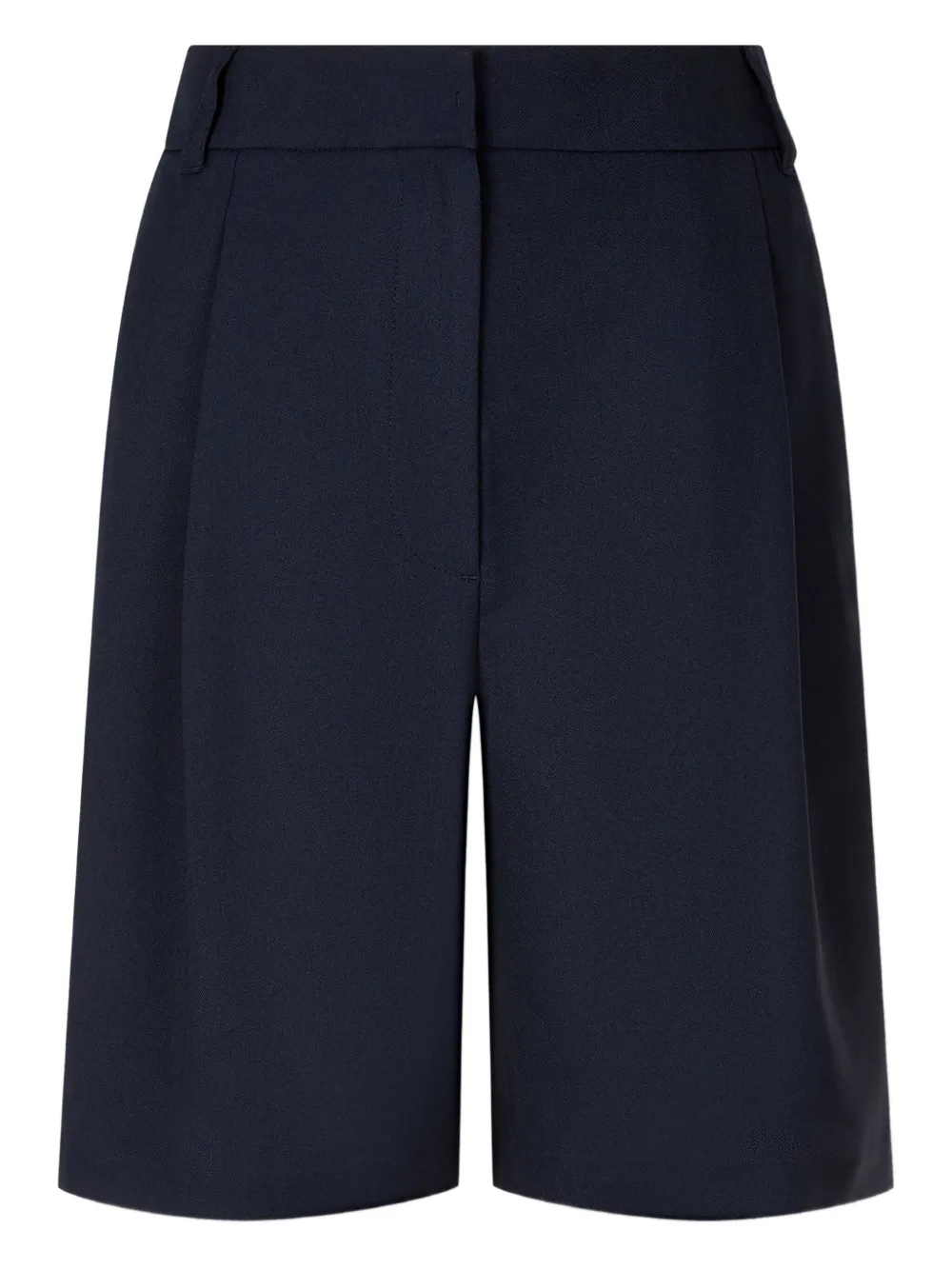 Studio Tomboy Pleated Pocket Shorts In Blue