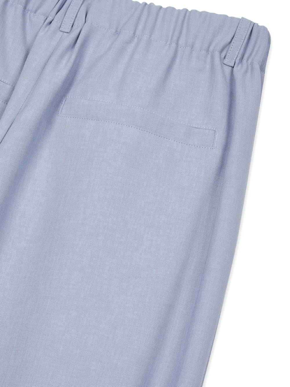 STUDIO TOMBOY Geplooide broek met trekkoord Blauw