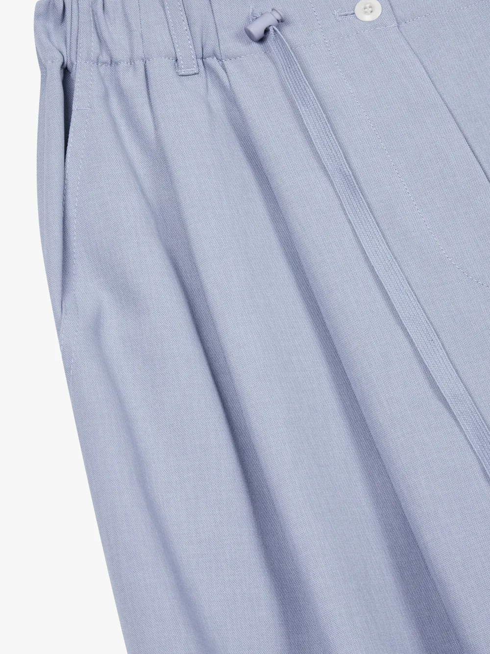STUDIO TOMBOY Geplooide broek met trekkoord Blauw