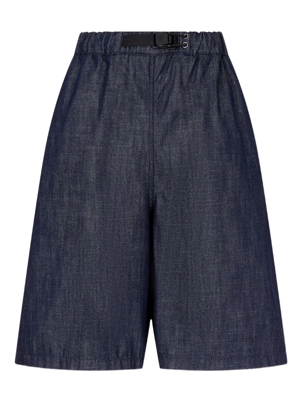 STUDIO TOMBOY buckle knee-length shorts | Blue | Image 1