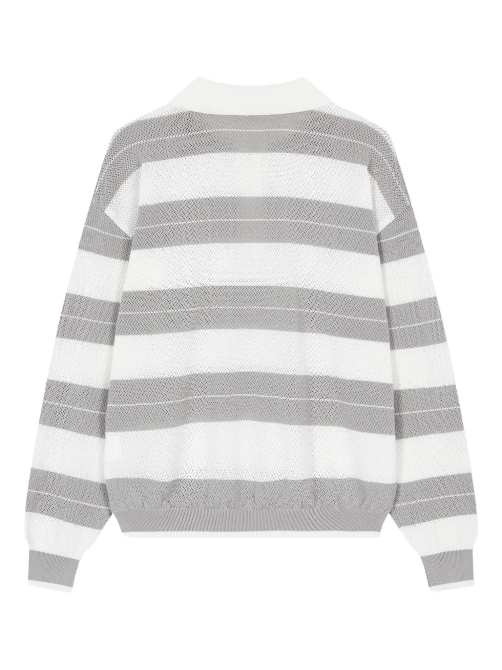 STUDIO TOMBOY Gestreept poloshirt - Grijs