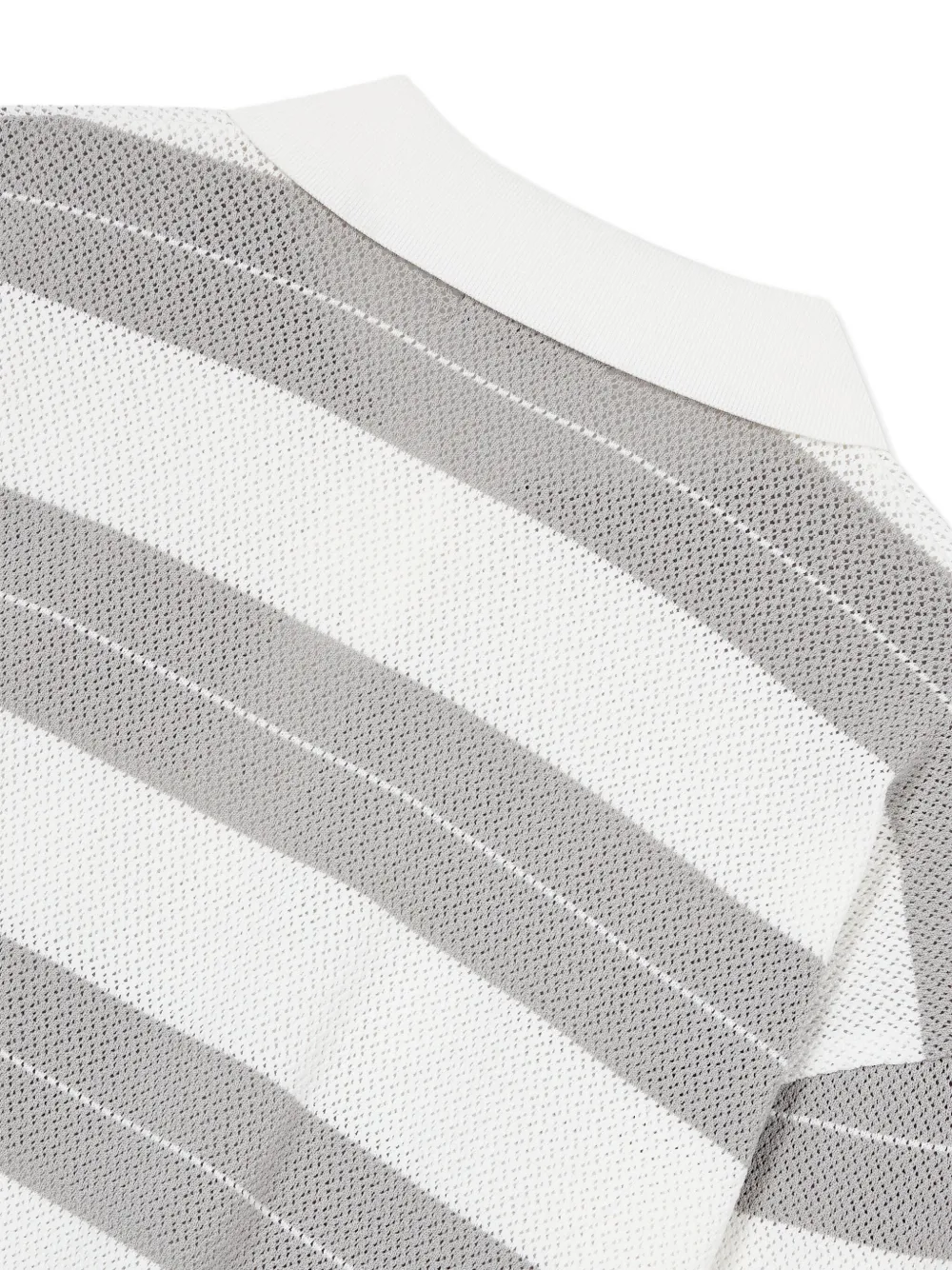 TOMBOY Gestreept poloshirt Grijs