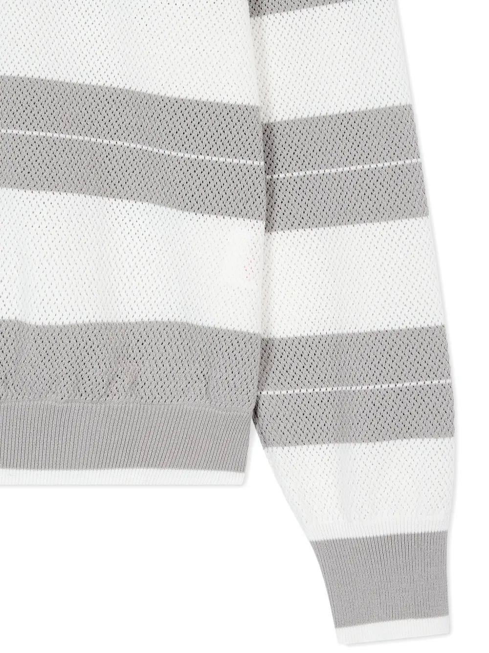 TOMBOY Gestreept poloshirt Grijs