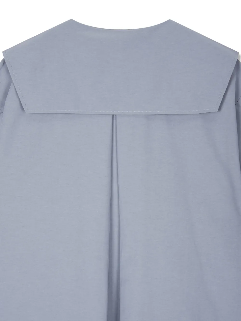 Studio Tomboy Sailor-collar Drawstring Dress In Gray