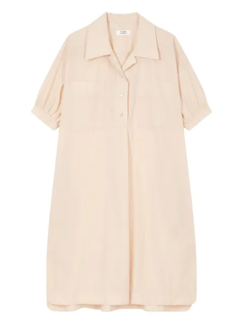 STUDIO TOMBOY shirt-collar puff-sleeve dress