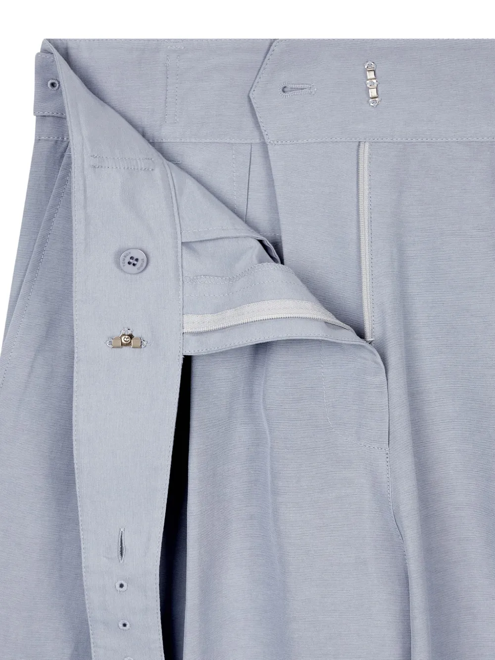 STUDIO TOMBOY Broek met ringlets en achterzakken Blauw