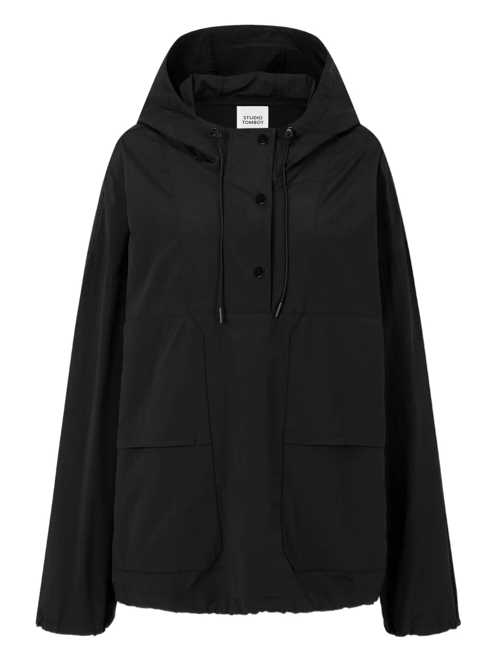 STUDIO TOMBOY Jack met capuchon Zwart