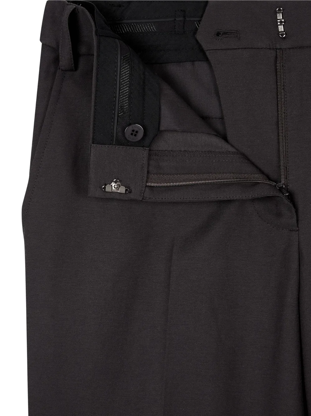 STUDIO TOMBOY Broek met knoopsluiting Grijs