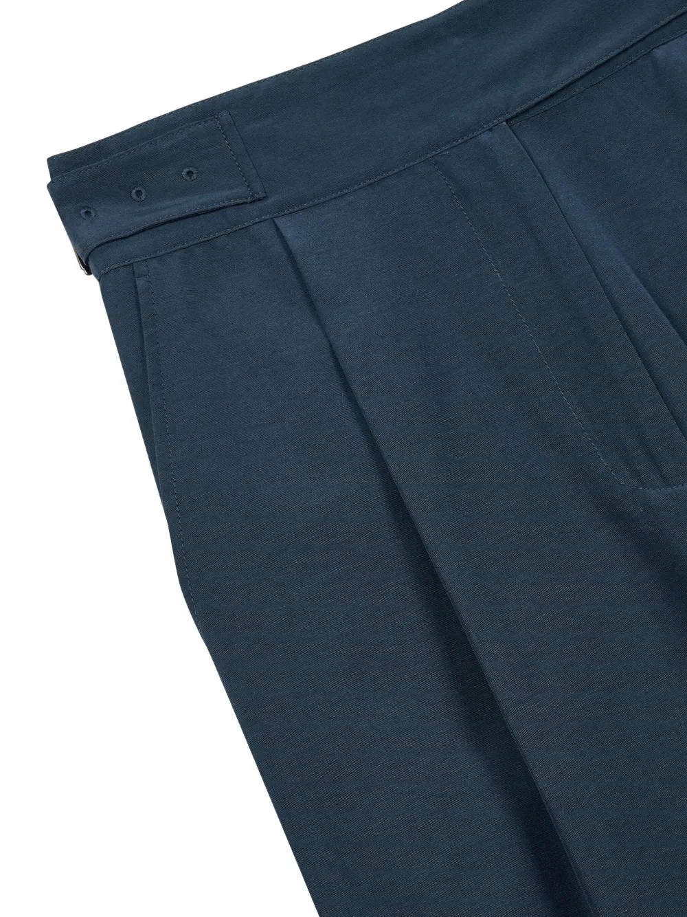 STUDIO TOMBOY Broek met geplooide zak Groen