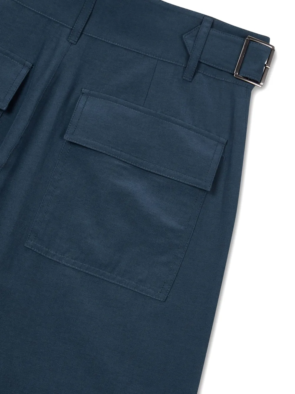 STUDIO TOMBOY Broek met geplooide zak Groen